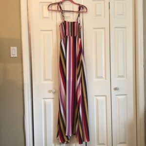 Altar’d State Colorful Striped Maxi Dress